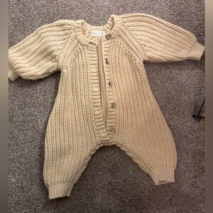 Quincy Mae-Chunky Knit Jumpsuit